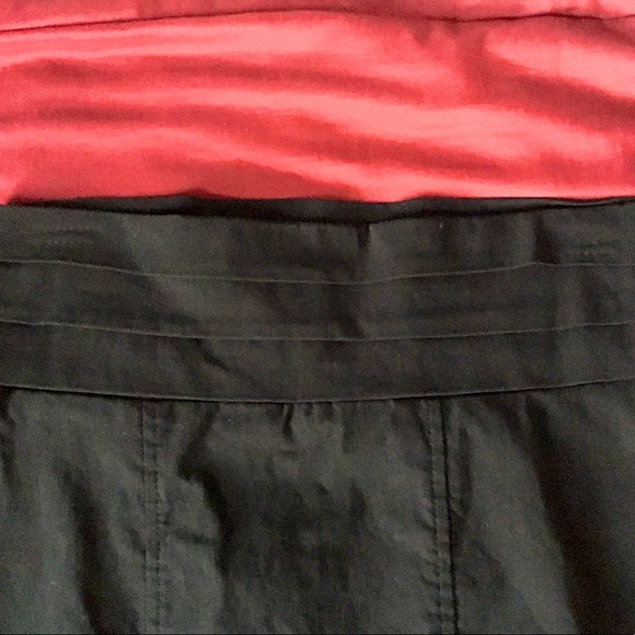 Black Mini Pencil Skirt With Pleating - Picture 4 of 5